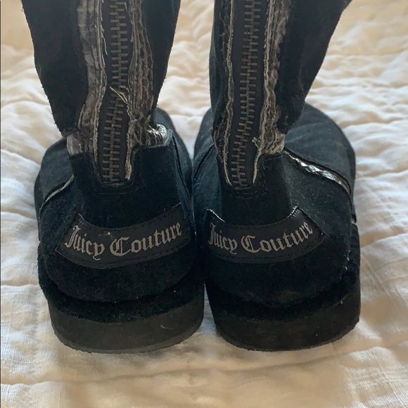 Juicy Couture faux fur zip-up knee boots - Picture 3 of 10